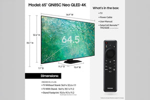 Qn85c Led 4K 65" Neo Qled Smart