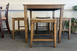 Westlake Mesa de Comedor "Counter Height" con 4 Taburetes