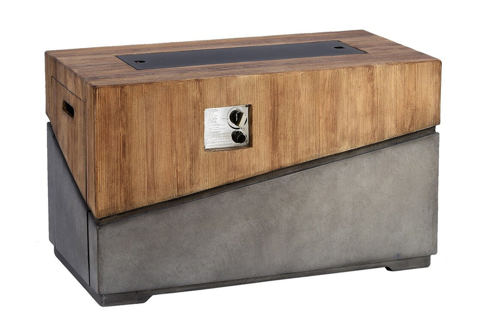 Austria Mesa con Chimenea de Gas Rectangular 