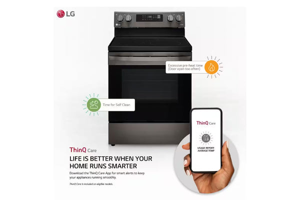 Lg Lrel63 Stove 30" Ele 5B Airfry