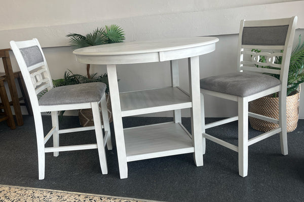 Amherst Mesa Redonda "Counter Height" con 2 Sillas 