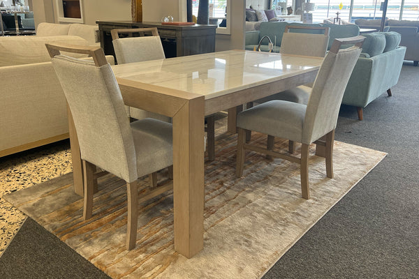 Andrea Dining Table W/4 Chairs Set
