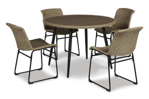 Ashley Amaris Mesa Redonda Exterior & 4 Sillas