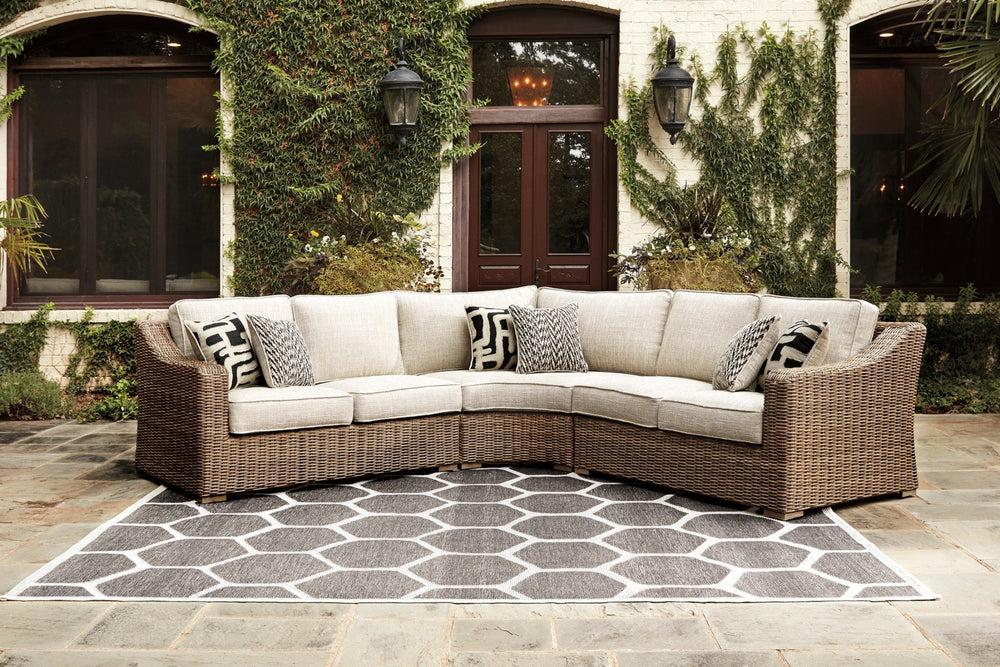 Ashley Beachcroft Outdoor Sectional Set