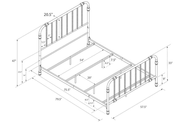 Amira Metal Bed