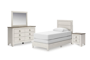 Laigmeyer Cama, Gavetero con Espejo & Mesa de Noche