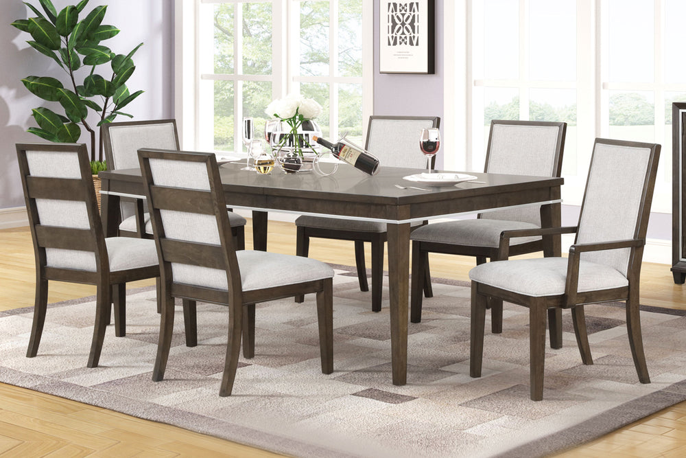 Monroe Rect Table W/4Chairs/2Arm Set