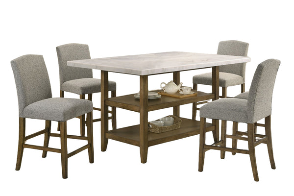 Sahara Counter Table W/4 Stools Set