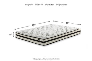 M695 Ashley Sleep | Chime Innerspring 8" Firm Mattress Full & Box Spring 