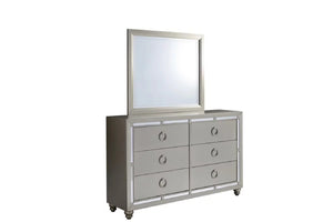 1621 Cama Queen & Gavetero con Espejo 