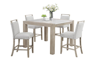 Andrea Mesa De Comedor "Counter Height" con 4 Taburetes