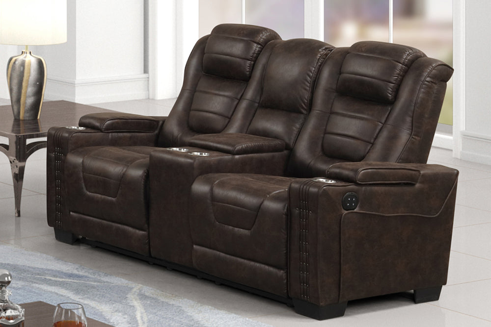 D1695a Loveseat Reclinable Eléctrico con Consola