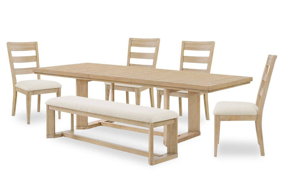 Pacific Mesa de Comedor con 4 Sillas & Bench