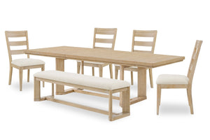 Pacific Mesa de Comedor con 4 Sillas & Bench