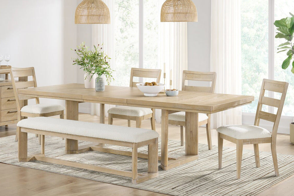 Pacific Mesa de Comedor con 4 Sillas & Bench