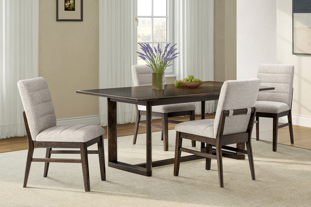 Roanie Mesa de Comedor con 4 Sillas