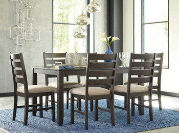 Rokane Mesa de Comedor con 7 Sillas