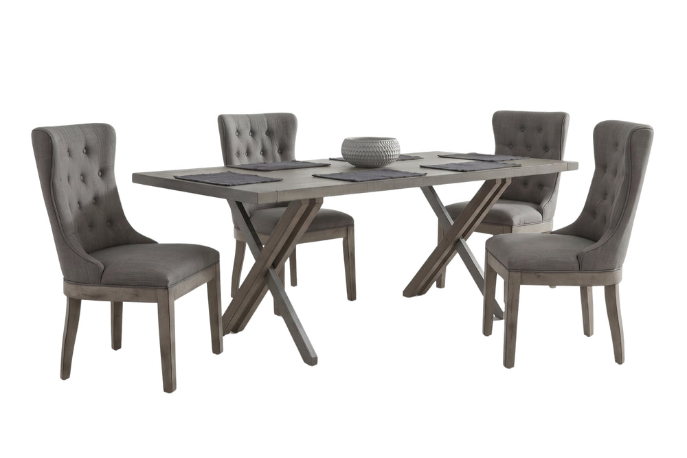 Krystanza Rectangular Dining Room Table with 4 Chairs