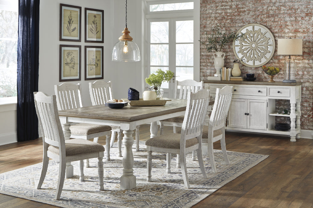 Ashley Havalance Dining Table W/ 4 Chair Set
