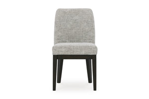 Ashley Burkhaus Rect Ext Table/4Uph Side Chair
