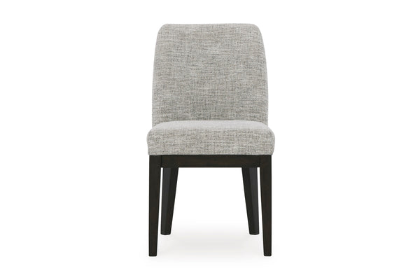 Ashley Burkhaus Rect Ext Table/4Uph Side Chair