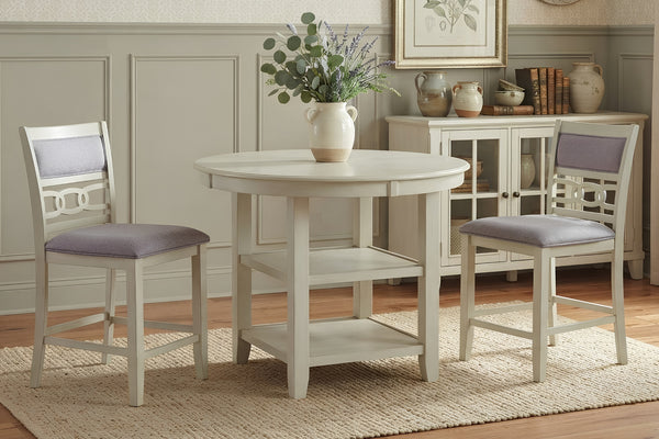 Amherst Mesa Redonda "Counter Height" con 2 Taburetes 