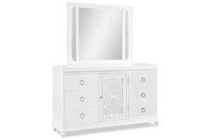 Glamour Bed/Dr/Mr/2Ns/2Mr Set