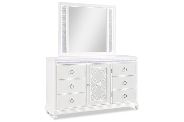 Glamour Bed/Dr/Mr/2Ns/2Mr Set