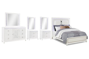 Glamour Bed/Dr/Mr/2Ns/2Mr Set