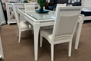 Glamour Dining Table with 6 Chairs