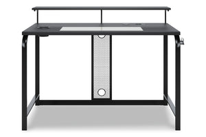 Lynxtyn Escritorio Gaming de 48" con Iluminación LED, Carga Inalámbrica y por USB