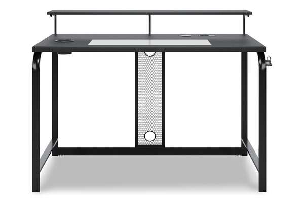 Lynxtyn Escritorio Gaming de 48" con Iluminación LED, Carga Inalámbrica y por USB