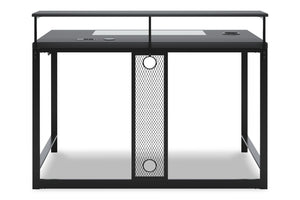 Lynxtyn Escritorio Gaming de 48" con Iluminación LED, Carga Inalámbrica y por USB