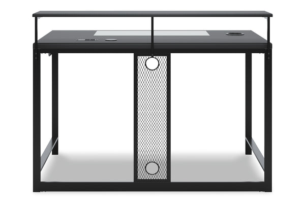 Lynxtyn Escritorio Gaming de 48" con Iluminación LED, Carga Inalámbrica y por USB