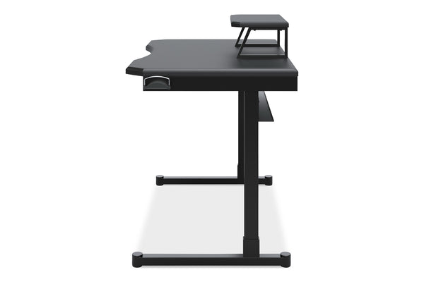 Lynxtyn Escritorio Gaming de 48" con Soporte Elevado para Monitor y para Auriculares