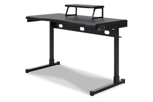 Lynxtyn Escritorio Gaming de 48" con Soporte Elevado para Monitor y para Auriculares