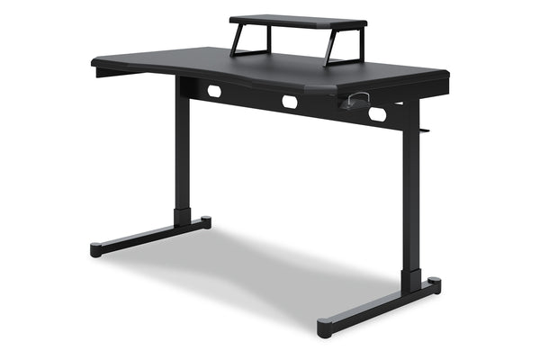 Lynxtyn Escritorio Gaming de 48" con Soporte Elevado para Monitor y para Auriculares