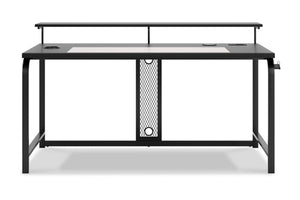 Lynxtyn 63" Desk with Raised Monitor Stand