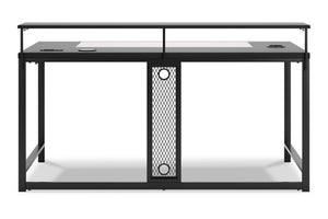 Lynxtyn 63" Desk with Raised Monitor Stand