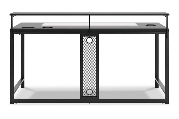 Lynxtyn 63" Desk with Raised Monitor Stand
