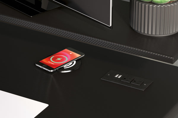 Lynxtyn 63" Desk with Raised Monitor Stand