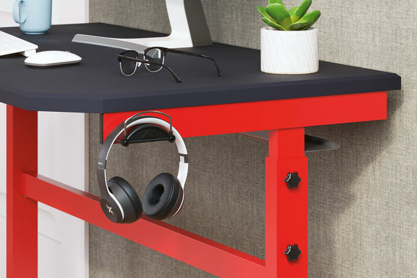 Lynxtyn 48" Adjustable Height Desk with Headset Hanger