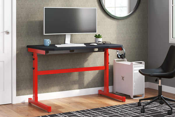 Lynxtyn 48" Adjustable Height Desk with Headset Hanger