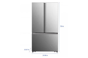 Hisense N6 Refrigerator 26.6' F/Door I/M Inv