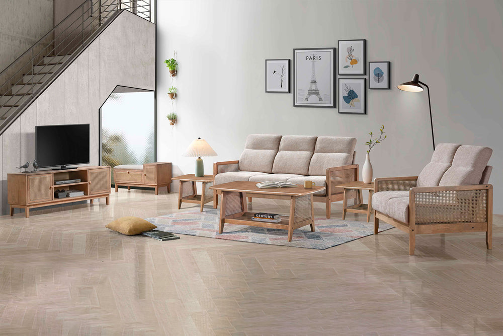Oceanview Sofa, Loveseat, Bench, TV Stand, Coffee Table & 2 End Table