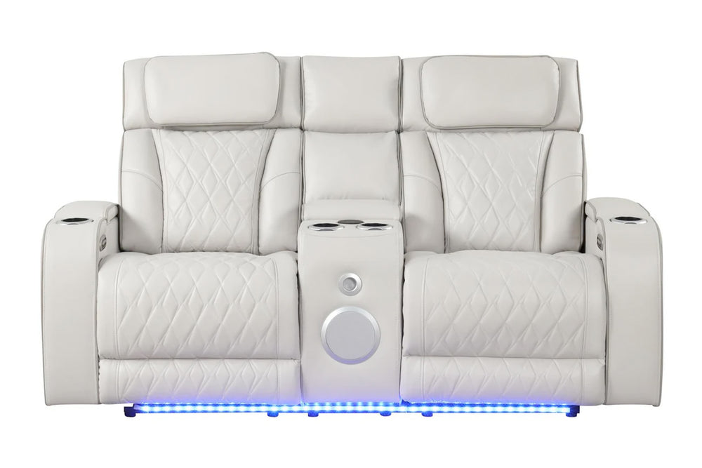 Jedy Loveseat Reclinables Eléctrico con Reposacabezas