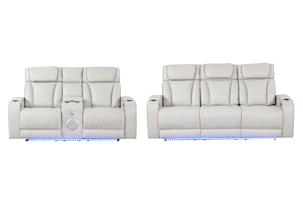 Jedy Sofá & Loveseat Reclinables Eléctrico con Reposacabezas