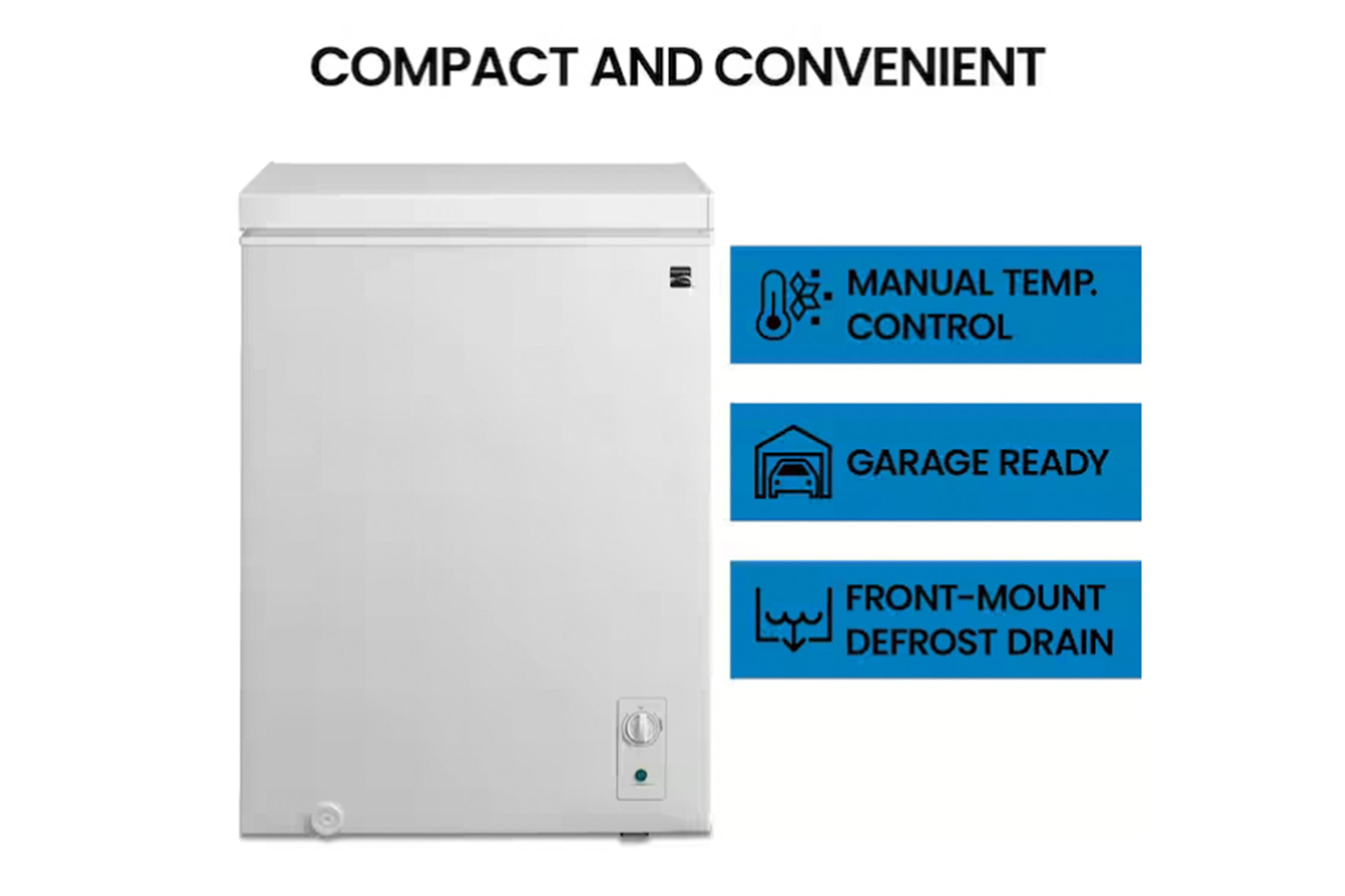 Kenmore KKCF05-W Chest Freezer/Refrigerator - Thumbnail 4
