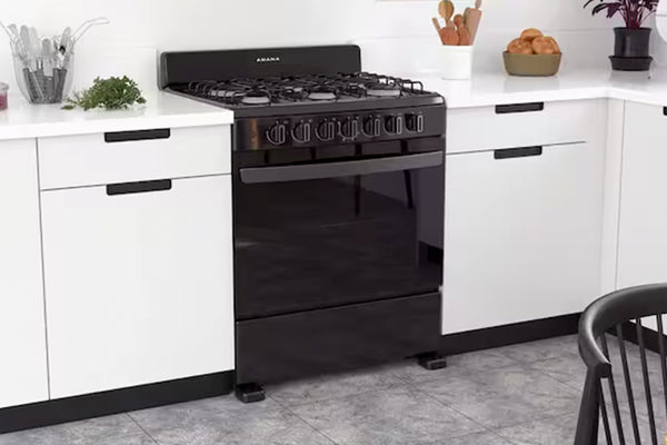 Amana Estufa Gas 30" con 6 Quemadores Acero Inoxidable