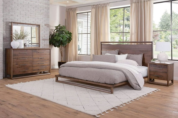 Loft-bed Bed/Dr/Mr Set